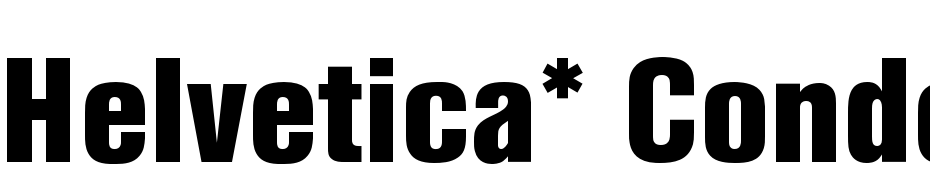 Helvetica* Condensed Bold Schrift Herunterladen Kostenlos